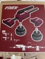 Preview: 1 x Satz Verleimzwingen set Einhandzwinge MFT Tisch 20mm Bohrung / Spannung von Oben!