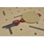 Preview: 1 x Satz Verleimzwingen set Einhandzwinge MFT Tisch 20mm Bohrung / Spannung von Oben!