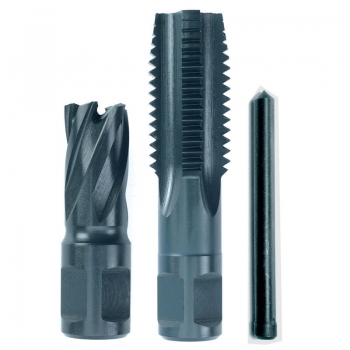 HSS Gewindebohrer M12 Weldon 3/4" Satz-Spiralbohrer, Gewindeschneider