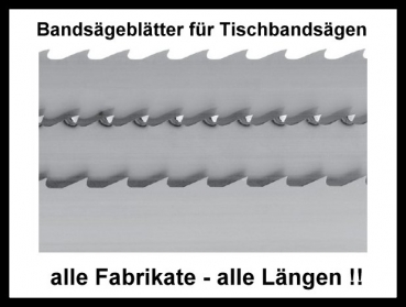 2 Stück Sägeband 2225x6,10x0,65mm Bandsägeblatt Holz Metabo Elektra BAS 317