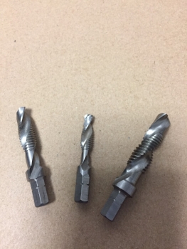 Preview: Bits Bit Gewindebohrer Kombi 1/4"  M3,4,5,6,8,10 Akkumaschinen bohren/schneiden/senken Preview: Bits Bit Gewindebohrer Kombi 1/4"  M3,4,5,6,8,10 Akkumaschinen bohren/schneiden/senken