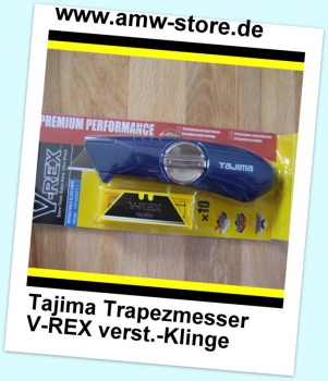 Tajima V REX Cuttermesser Trapezmesser Klingenmesser Teppichmesser