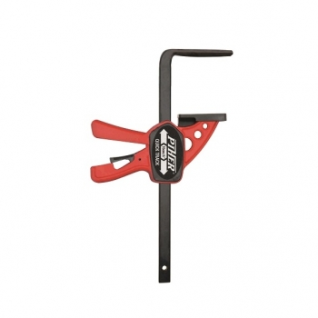 1 Stück Hebelzwinge Einhand 230 mm für Führungsschienen alle Fabrikate / Hersteller/ Lochtische