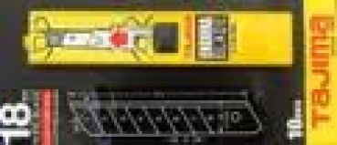 Preview: Tajima Cutterklingen 18 mm, RAZAR BLACK BLADE 1x10 Stk. Abbrechklingen