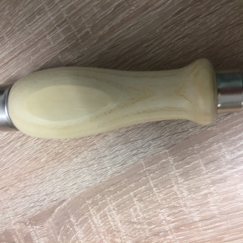 Profi Kurzbeitel Stechbeitel -Tiefloch, Seitenfase bis Spiegelseite, Rundheft Esche geölt, 6-40mm