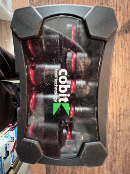 Preview: Kraft Stecknüsse 1/2"Cobit Satz 8 - 24 mm 8,10,13,16,17,18,19,21,24 mm länge 38mm KST BOX Profi #02444