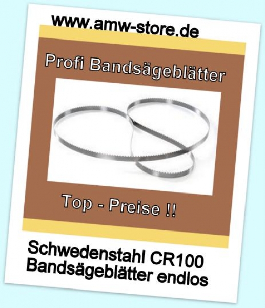 Sägeband Schwedenstahl 2240x10x0,5mm 6 ZW Bandsägeblatt Holz Metabo Elektra