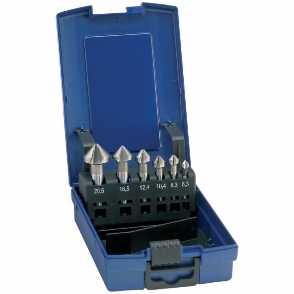 Metall Senker DIN 335 Kegelsenkersatz Senker 90 Grad HSS/HSSE -VA Querlochsenker 2-20mm