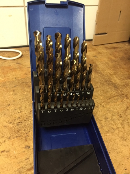 HSSG Bohrer Satz 19-25 tlg. Spiralbohrer Metallbohrer geschliffen 1-10 ,1-13 mm Stahl Metall VA