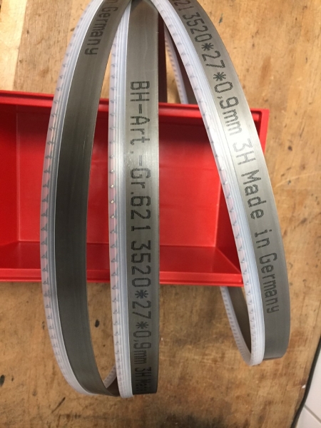Sägeband 3920 x 27 mm HM-3 Zähne Yton, Gasbeton Porenbeton Lissmac -Zagro