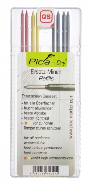 Marker für Nass Trocken ölig feucht staubig Auto-Pen Halter Pica Dry mit Clip