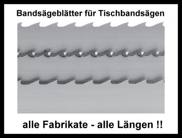 Scheppach Basato 3-2 Stück MIX Sägeband 2360x0,65mm 8/13 Bandsägeblatt Holz Al 