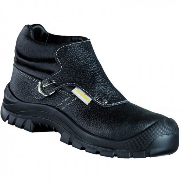 Schweisserstiefel  38-48 WELD S3 EN ISO 20345 HRO SRC schwarz, Überkappe 300 Grad Weite 10,5