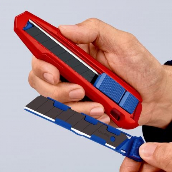 Knipex CutiX Universalmesser 18mm + Klingen Teflon schwarz Cuttermesser NEU 9010165