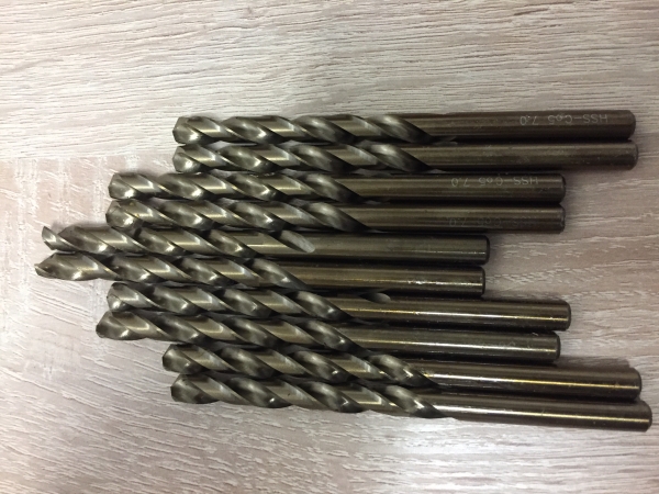 10  x HSS DIN338E-Co5%  "Geiz ist Geil "  Spiral Edelstahlbohrer Metallbohrer 1-13mm Cobalt