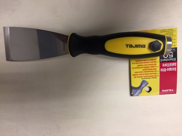 Tajima Schaber Spachtel Farbkratzer Srape Rite 25,50,75 mm extra starke Klinge 1,8mm Schlagfest