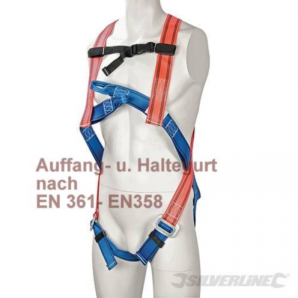Auffanggurt Haltegurt EN361/358 Fallschutz Klettergurt Absturzsicherung Auffangsystem