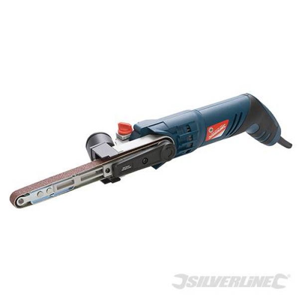 Bandschleifer Bandfeile Elektrofeile Powerfeile 13x457mm 260 Watt  mit Ersatzbänder
