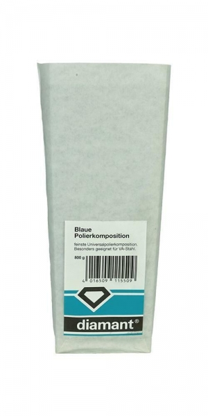 Polierpaste 400gr. blau Hochglanzpolieren VA Stahl , Edelstahl,  sehr fein !!