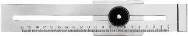 Streichmass 300mm Messlänge mit Nonius 1/10 Top Metall Qualität Matt vercromt
