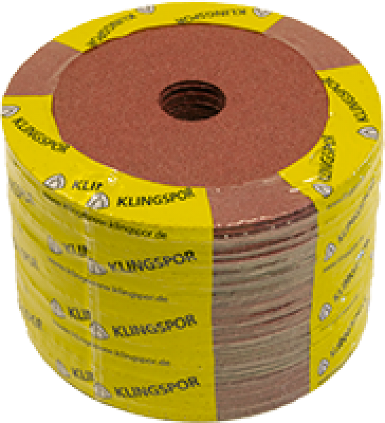 10 Fiberschleifscheiben 115mm CS561 Korn 16-120 Klingspor Fiberscheiben Holz-Metall
