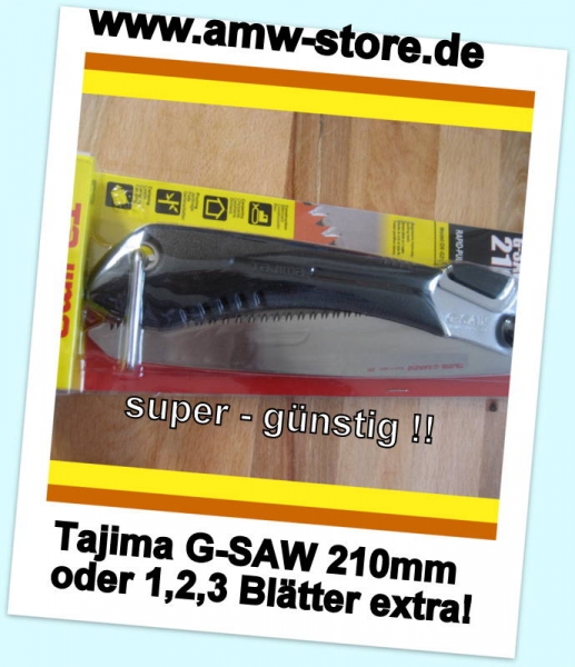 Tajima Astsäge G-SAW 210 Klappsäge Baumsäge Gärtnersäge Ast Säge Japan