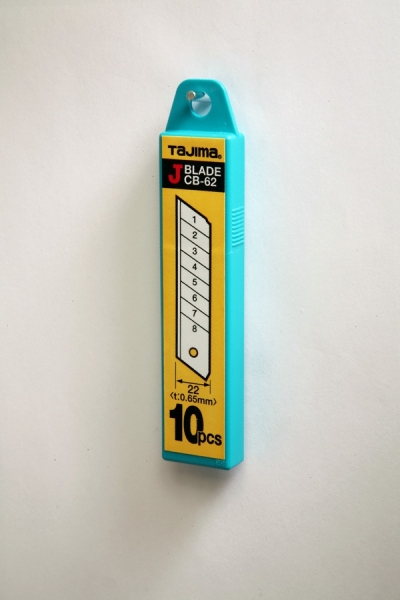 Tajima Cutterklingen 22 mm  extra Stark für Cutter LC620, Extra Strong  1x10 Stk. Abbrechklingen