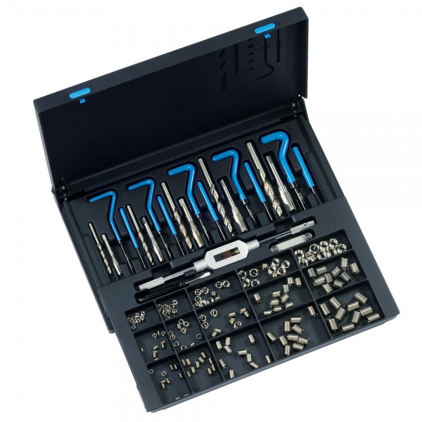 V Coil Helicoil Gewinde Rep. Satz VC80 mit 3 Längen Bestückt M5-M12 + alle Werkzeuge i Koffer
