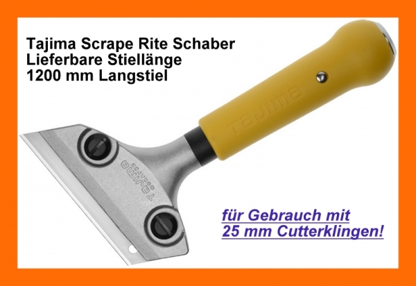 Tajima Bodenschaber Scrape Rite SCRL 1200 mm Universalschaber Bodenwerkzeug