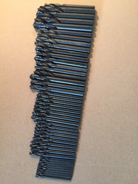 10 Stk. Spiralbohrer 4,8 mm  HSS-R Kernlochbohrer Metallbohrer Qualitätsware! Rollg. DIN