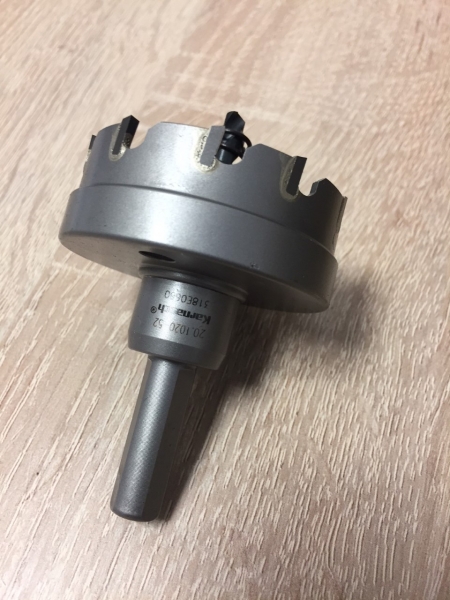 Karnasch HM Hartmetall Lochsäge Bohrkrone für Edelstahl, 14-49 günstiger geht nicht!