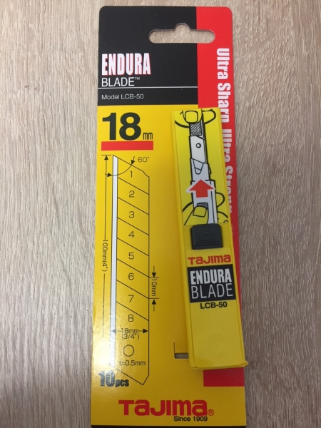 Tajima Cutterklingen 18-22 mm, ENDURO BLADE  1 x 10 Stk. Abbrechklingen