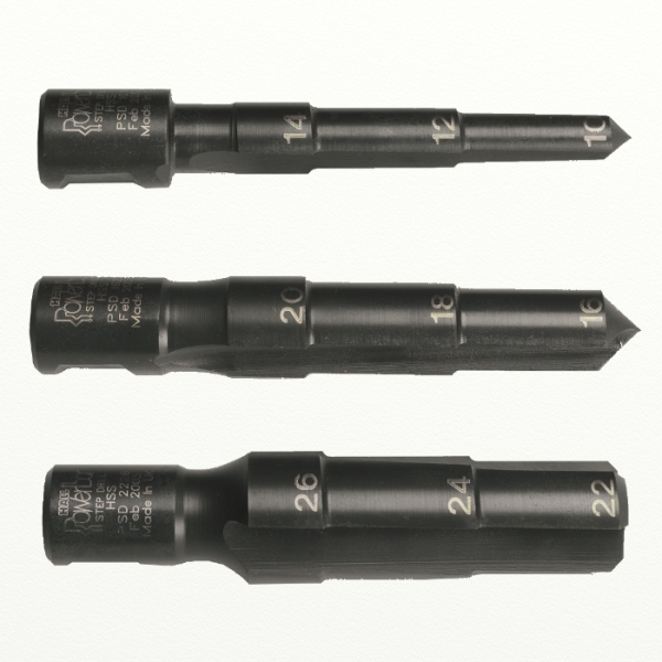 HSS Stufenbohrer Weldon 3/4" Aufweiten Senken Direktaufnahme 16-20 Bohrspitze - Kopie